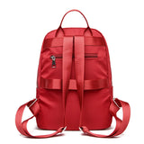 Oxford Elegance Ladies Backpack Metal Zipper Small Stylish Hiking Travel