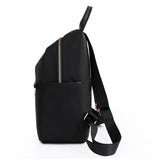 Oxford Female Backpack Casual Ladies Shoulders Bag Small Solid Zipper Women Trav