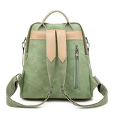 Green Mini Backpack Outdoor Travel Waterproof Lady Shoulder Bag