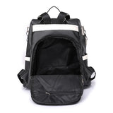 Anti-theft PU Leather Women Backpack - School Travel Girls Bag
