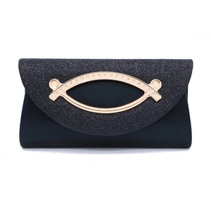 Sequin Shoulder Bag with Detachable Strap