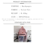 Preppy Style Smiley Face Pattern Backpack