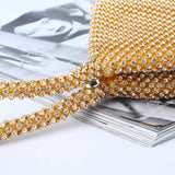 Satin Rhinestone Women Dinner Pack Evening Bags