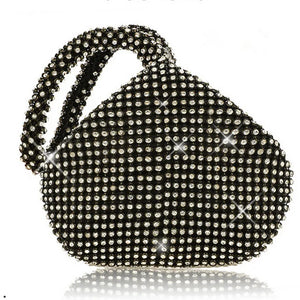 Satin Rhinestone Women Dinner Pack Evening Bags