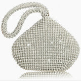 Satin Rhinestone Women Dinner Pack Evening Bags