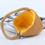 Satin Rhinestone Women Dinner Pack Evening Bags
