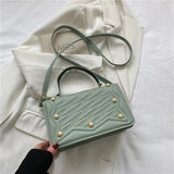 Solid Ladies Satchel Casual Shoulder Bags High-Quality Hand Bags