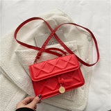 Classic Shoulder Bag for Women High-Quality Satchel Girls PU Leather