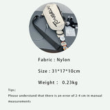 Waterproof Nylon Shoulder Bag Crossbody Travel Chest Bag