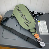 Waterproof Nylon Shoulder Bag Crossbody Travel Chest Bag