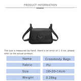Vintage Leather Crossbody Bag for Women Love Buckle Shoulder Bag
