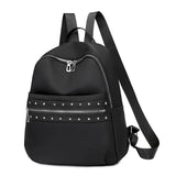 Vintage Rivet Women's Backpack Lightweight Casual Shoulder Bag