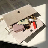 Women Crumpled Envelope Bag for Wedding Party Prom Ladies Handbag