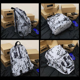 Women Graffiti Hip-Pop Men Backpack Nylon Street Style Bags