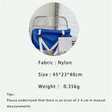 Nylon Messenger Bags Waterproof Zipper Bag Students Bookbag