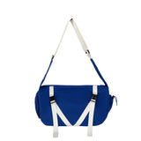 Nylon Messenger Bags Waterproof Zipper Bag Students Bookbag