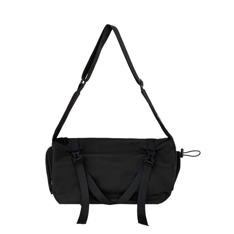 Nylon Messenger Bags Waterproof Zipper Bag Students Bookbag