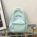 Solid Female Backpack Casual Woman Travel Bag High Schoolbag University Lady