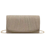 Shoulder Bag with Detachable Chain Evening Gift Pack Wedding Clutch Handbags