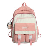 TRAVESY Waterproof Nylon Backpack Women Middle School Large Capacity