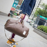 Large Capacity Waterproof Duffle Bag for Travel with Shoe Pouch