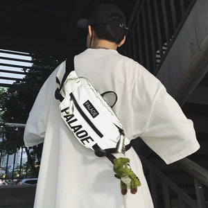 Reflective Shoulder Bag Hip-hop Personality Chest Bag