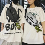 Reflective Shoulder Bag Hip-hop Personality Chest Bag