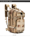 Tactical Backpack Army Outdoor Bag 1000D Nylon Sports Camping Hiking Fishing