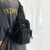 Tactical Backpack Shoulder Men Chest Bags Hip Hop Streetwear Bag
