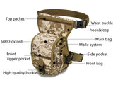 Tactical Drop Leg Bag Army Waterproof Th