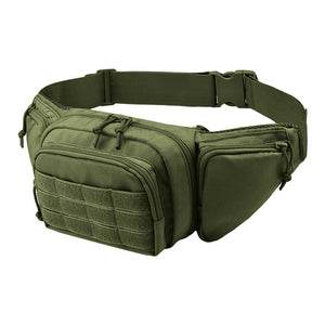 Tactical Waist Pack Hiking Water Bottle Phone Pouch Outdoor Sports Army