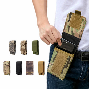 Tactical Phone Belt Bag Nylon Waist Pouch Outdoor Sport Running Hiking Milit