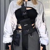 Tactical Vest Waist Bag Chest Rig Waist Pack Adjustable Belt Bags Fanny Pack
