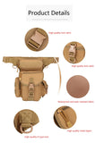 Tactical Waist Bag Drop Leg Bags Tool Camping Hiking Military Shoulder