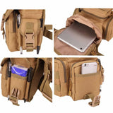 Tactical Waist Bag Drop Leg Bags Tool Camping Hiking Military Shoulder