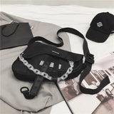 Retro Chain Messenger Bag for Women