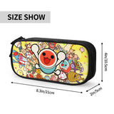 Taiko No Tatsujin Pen Box Student School Anime Zipper Pen Bag