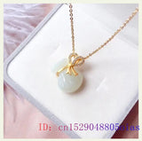 Vintage 925 Silver Natural Jade Bag Necklace Pendant
