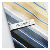Tangula Tie Clip Stainless Steel Success Men Suit Name Logo Tie Clip