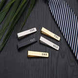 Tangula Tie Clip Stainless Steel Success Men Suit Name Logo Tie Clip