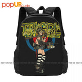 Tank Girl Comic Spades Bomb Feminist Backpack Vintage Shoe Bag