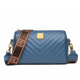 Tanned Cow Cowhide Leather Women Crossbody Bag