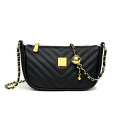 Cowhide Leather Women Crossbody Bag and Office Worker Lad