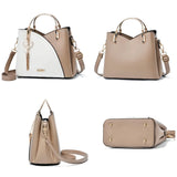Tassel Bucket Crossbody Bags Leather Handbags Women Large Capacity