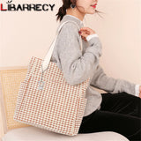 Large Capacity Women Tote Bag Solid Women's Handbag