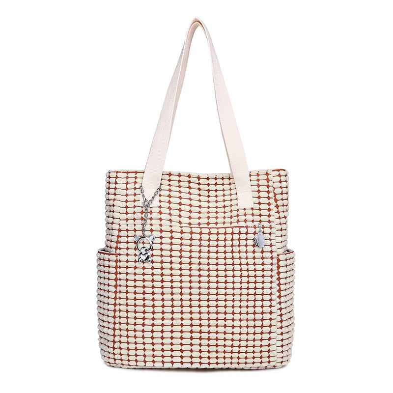 Large Capacity Women Tote Bag Solid Women's Handbag