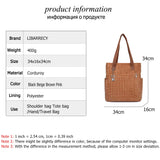 Large Capacity Women Tote Bag Solid Women's Handbag