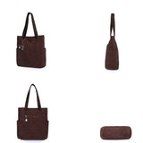 Large Capacity Women Tote Bag Solid Women's Handbag