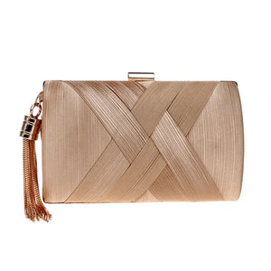 Tassel Clutch Bag for Party Wedding Evening, Phone Purse