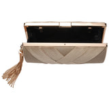 Tassel Clutch Bag for Party Wedding Evening, Phone Purse